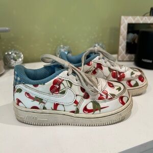 Nike Air Force 1 cherry picnic shoes
